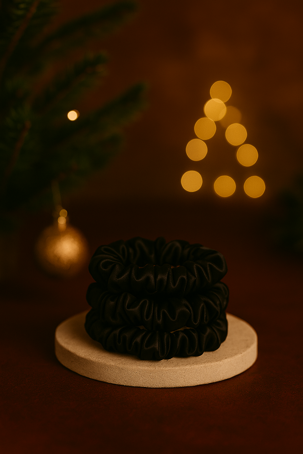 Świąteczny box prezentowy – naszyjnik i akcesoria do włosów